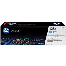 Original Hp CE321A Hp 128a () Toner Cartridge - Single Pack - Laser - 