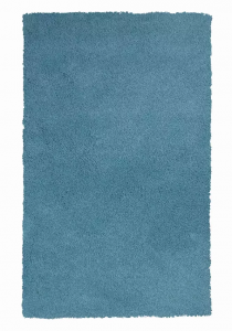 Homeroots.co 350534 9' X 13' Polyester Highlighter Blue Area Rug