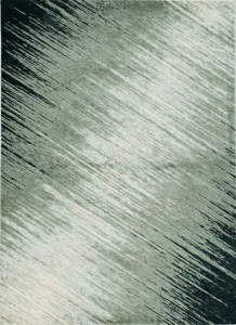 Homeroots.co 354143 6' X 9'  Polyester Silver Grey Area Rug