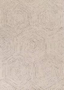 Homeroots.co 349946 8' X 10'  Wool Ivory  Area Rug