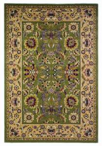 Homeroots.co 354171 7' X 10'  Polypropylene Green Or  Taupe Area Rug