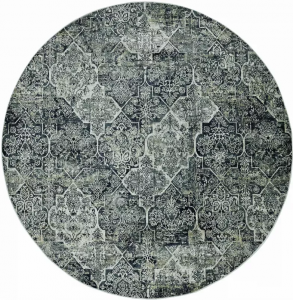 Homeroots.co 375154 105 X 156 Grey Polyester Or  Viscose Rug