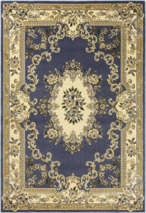 Homeroots.co 349691 7' X 10'  Polypropylene Blue Area Rug