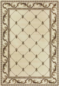 Homeroots.co 352467 5' X 7' Polypropylene Ivory Area Rug