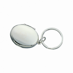 Creative 3231 Oval Locket Key Chain, 3.5 X 1.5