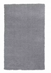 Homeroots.co 349882 7' X 9'  Polyester Grey Area Rug