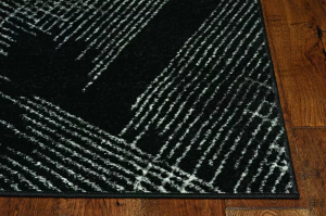 Homeroots.co 375412 63 X 91 Grey Polypropylene Rug