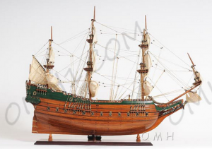 Old T125 Dutch East India Company (voc) Batavia Model Ship