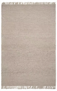 Homeroots.co 350263 8 X 11  Wool Natural Area Rug