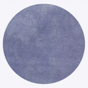 Homeroots.co 352636 6' Round  Polyester Purple Area Rug