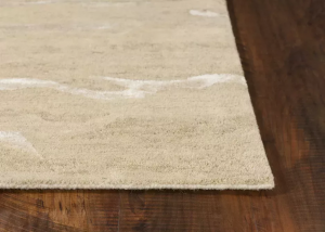 Homeroots.co 375340 60 X 84 Beige Wool Or Viscose Rug