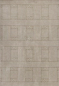 Homeroots.co 352981 7' X 10'  Uv Treated Polypropylene Beige Area Rug