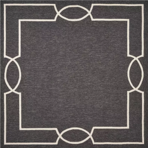 Homeroots.co 374949 60 X 84 Onyx Polypropylene Rug