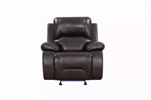 Homeroots.co 366348 44 X 40 X 40 Brown  Power Reclining Chair