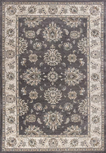 Homeroots.co 352968 7' X 9'  Polypropylene Grey Or  Ivory  Area Rug