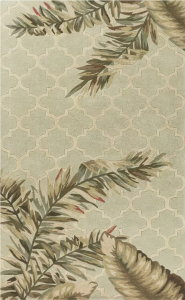 Homeroots.co 350321 7' X 9'  Wool Sage Area Rug