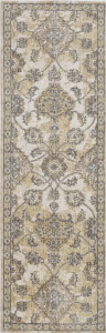 Homeroots.co 375266 91 X 130 Ivory  Sand Wool Rug