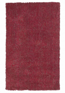 Homeroots.co 350085 8' X 11'  Red Heather Shag Area Rug