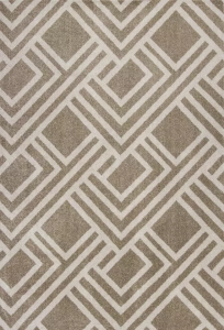 Homeroots.co 354075 5' X 7' Uv Treated Polypropylene Beige Area Rug