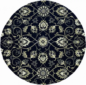 Homeroots.co 374699 60 X 90 Navy Polypropylene Rug