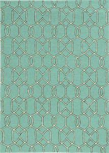 Homeroots.co 352826 5' X 7'  Uv Treated Polypropylene Spa Area Rug