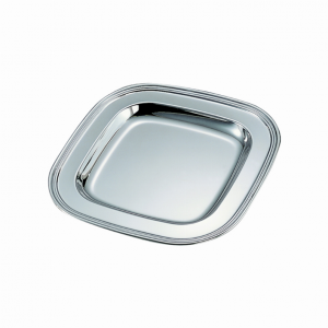 Creative 22109 Square Tray, Nickel Plated 9.5