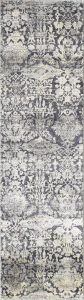 Homeroots.co 375115 63 X 91 Grey Polyester Or  Viscose Rug