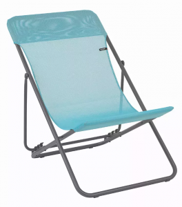 Homeroots.co 320612 Set Of 2 Aqua European Folding Beach Chairs