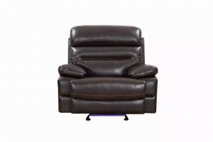 Homeroots.co 366313 43 X 40 X 41 Brown  Power Reclining Chair