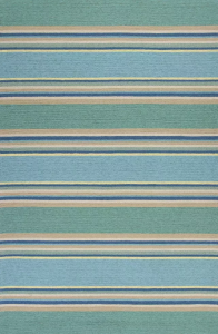 Homeroots.co 352779 5' X 7' 6 Uv Treated Polypropylene Ocean Area Rug