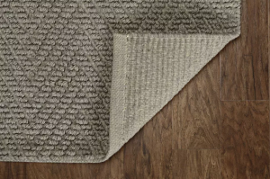 Homeroots.co 375175 96 X 132 Grey Jute Rug