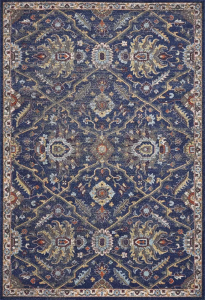 Homeroots.co 349855 7' X 10'  Polypropylene Royal Blue Area Rug