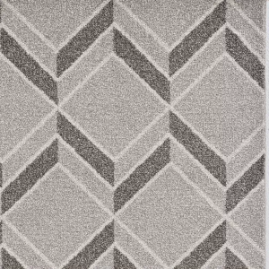 Homeroots.co 375020 63 X 91 Grey Polypropylene Rug