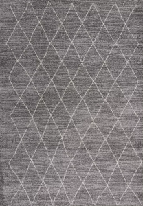 Homeroots.co 352696 5' X 7'  Ft Polypropylene Grey Area Rug