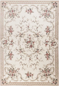 Homeroots.co 352967 7' X 9'  Polypropylene Ivory  Area Rug