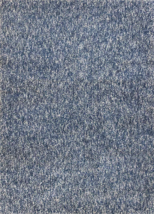 Homeroots.co 350545 9' X 13' Polyester Indigo Or  Ivory  Heather Area 