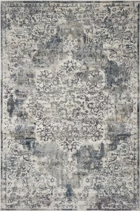 Homeroots.co 353002 5' X 7'  Polyester Ivory Area Rug