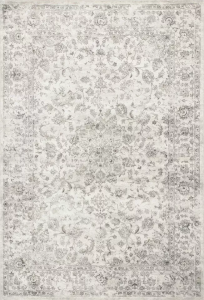 Homeroots.co 352912 5' X 7'  Viscose Silver Area Rug