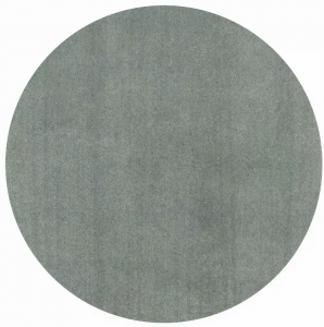 Homeroots.co 349783 8' Round  Polyester Slate Area Rug