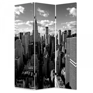 Homeroots.co 274621 1 X 48 X 72 Multi Color Wood Canvas New York Skyli