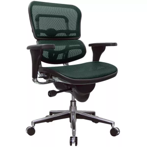 Homeroots.co 372400 26.5 X 29 X 39.5 Green Mesh Chair