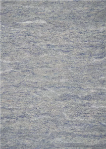 Homeroots.co 350054 7 X 9  Wool And  Viscose Ocean Blue Area Rug