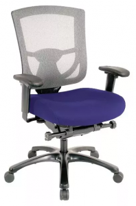 Homeroots.co 372460 27.2 X 25.6 X 39.8 Cobalt Meshfabric Chair