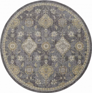 Homeroots.co 375280 91 X 130 Slate Grey Wool Rug