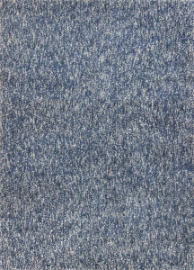 Homeroots.co 352651 5' X 7'  Polyester Indigo Or  Ivory  Heather Area 