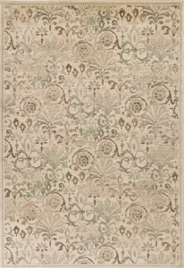 Homeroots.co 352307 5' X 7' Polypropylene Ivory Area Rug