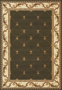 Homeroots.co 352472 5' X 7' Polypropylene Green Area Rug