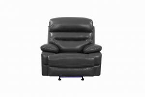 Homeroots.co 366318 43 X 40 X 41 Gray  Power Reclining Chair