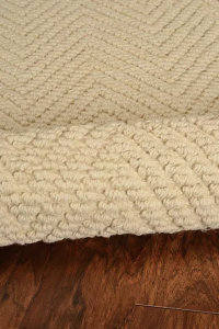 Homeroots.co 375161 60 X 96 Ivory Jute Rug