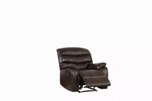 Homeroots.co 366286 39 X 38 X 40 Dark Brown Chair